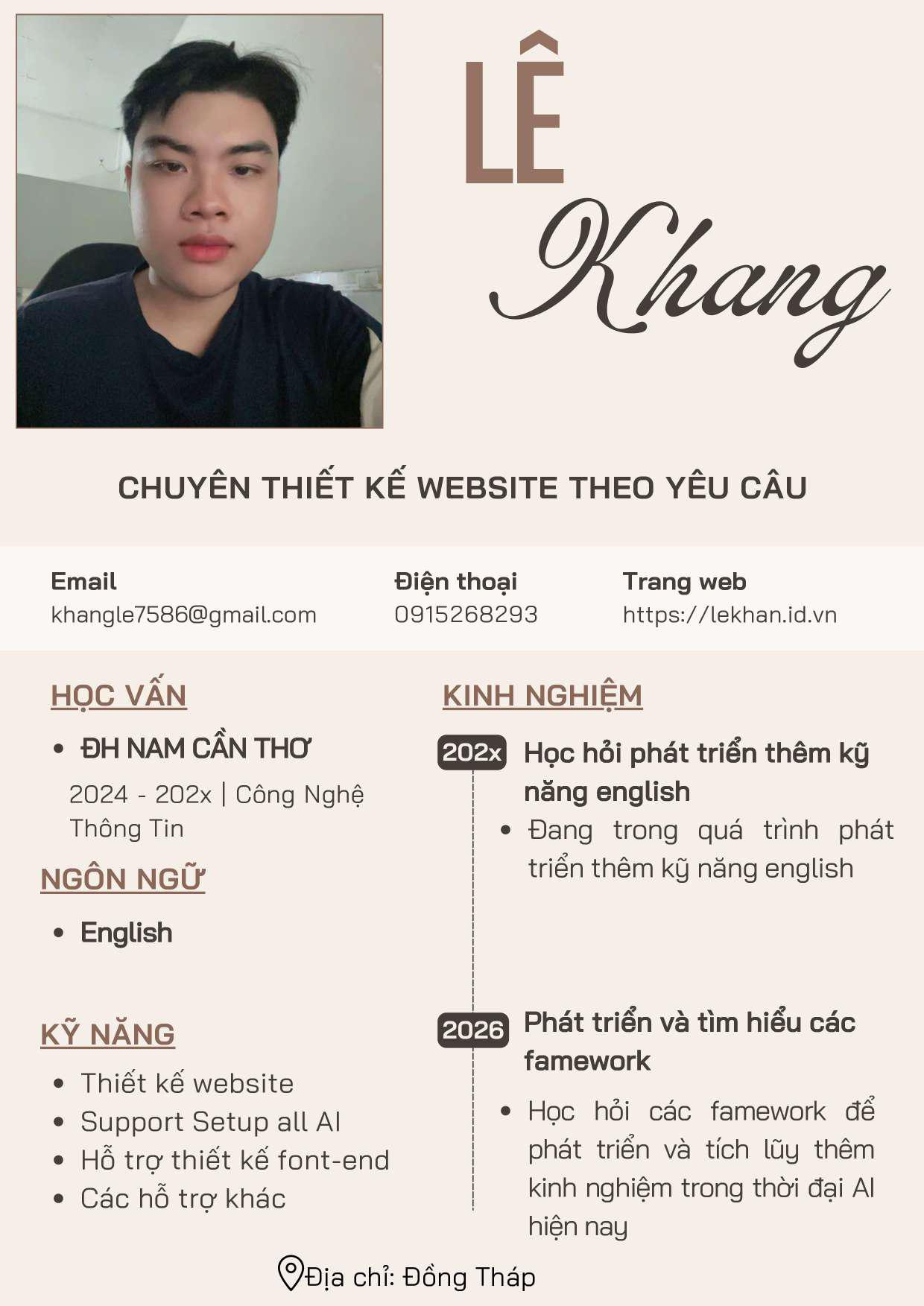 CV cá nhân